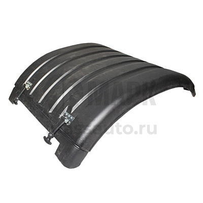 Крыло трехсоставное (пластиковое) верхняя часть в сборе КамАЗ 5490 (Автомастер) 1100х710 R22,5