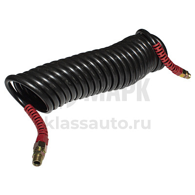 Шланг воздушный черный 7.5м штуцер М16mm ПОЛИАМИД (КРАСНЫЙ) 1953
