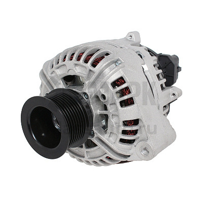 Генератор а/м КАМАЗ Евро-3 аналог BOSCH 0124555052 (28В/90А, 6 ручейковый) АвтоЭлектрика