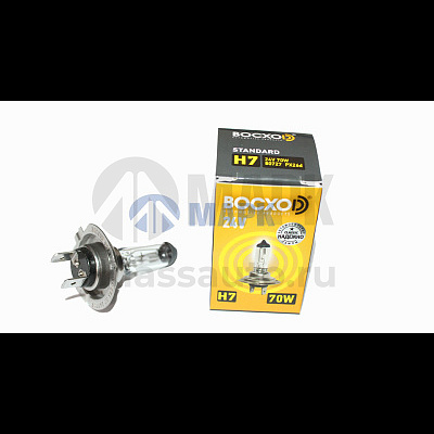 Лампа H7 24v 70w Px26d галоген ВОСХОД