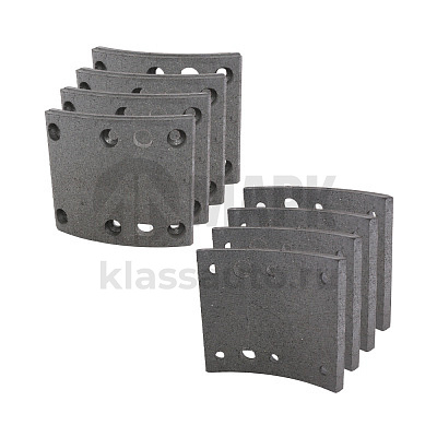 Накладки тормозные JAC N90/ Компас 9 (120мм) задние (толщина 15мм) (ВАТИ)