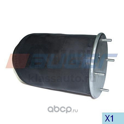 Пневморессора 810МВ без стакана (4 шп.М12+1 отв. М22 под воздух) (Auger)