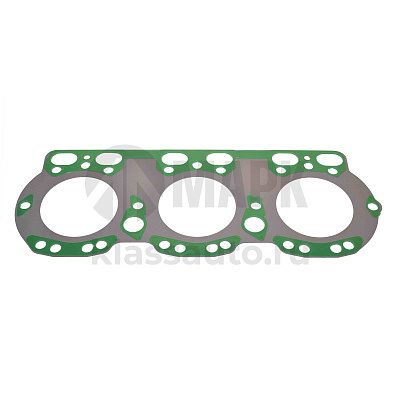 Прокладка ГБЦ 236Д метал+силикон ЗЕЛЕНАЯ