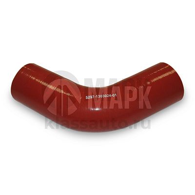 Патрубок радиатора НЕФАЗ (силикон) синий (Ф60x130/130)