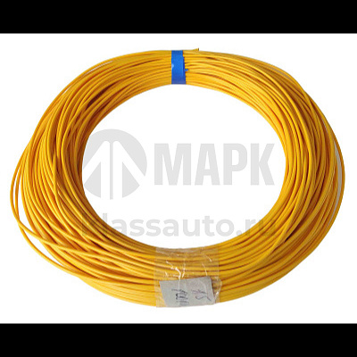 Провод ПГВА-1,5 желтый (бухта 100 м) 