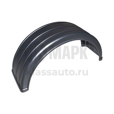 Крыло К-430 пластиковое круглое (односкатное) 1920х430 R20/22,5 (прицепы, полуприцепы) Автомастер