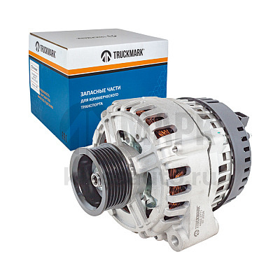 Генератор 4502 (80А, 28В, поликлин.шкив) (TRUCKMARK) 