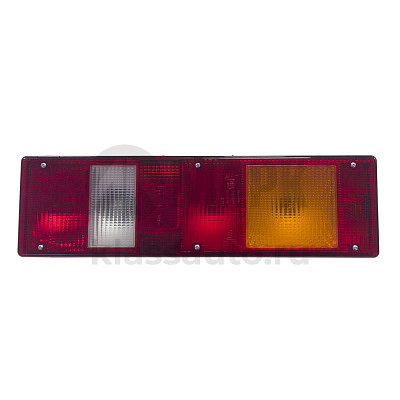 Фонарь задний МАЗ,КАМАЗ,МАЗ-МАН левый (байонетный разьем по центру(Руденск)