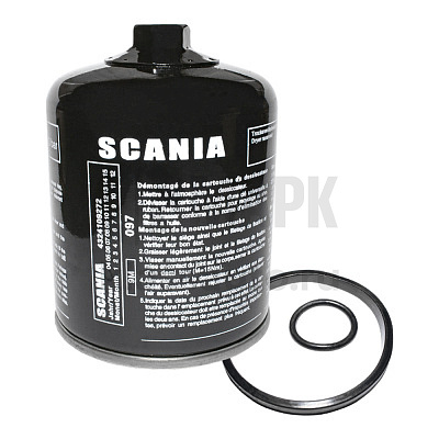 Элемент (картридж) на осушитель SCANIA (с надписью, резьба G 1 1/4) (12шт в кор)