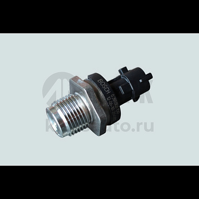 Датчик давления топлива в рампе(ISBe ЕВРО-4) 4929611, 4937283, 5261237, BOSCH 0281006150, 0281006327