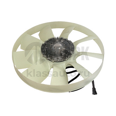 Крыльчатка вентилятора в сборе с муфтой (d=704 9 лопастей в обечайке) для дв.WP12.430E50 (TRUCKMARK)