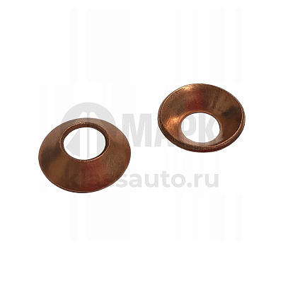 Шайба медная ф4х10х1,5 медная конус 