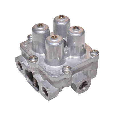 Клапан защитный 4-х контурный Волгабус/ SHAANXI F3000/ MAN F2000/TGA/TGS/TGX (Wabco, Китай)