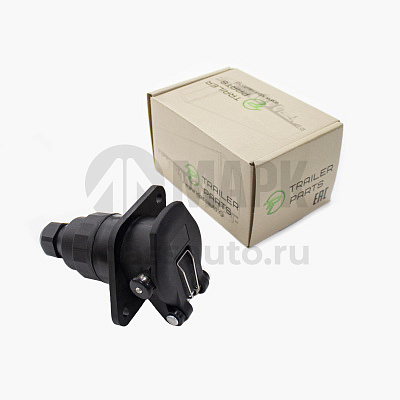 Электроразъём (розетка) ABS (7 контактов, 24В, пласт.) (TrailerParts)