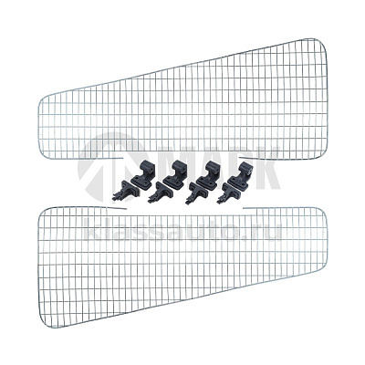 Защита фар а/м FAW CA3310 8х4, J6 СA3250 6х4/6х6 (2 сетки + крепления) 