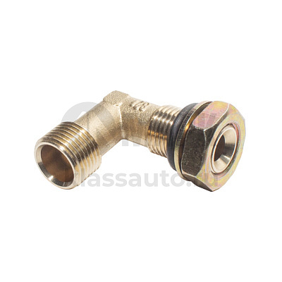 Угольник М16х1,5/М18х1,5 в сборе (L=40/28) (медный) (20шт в уп)