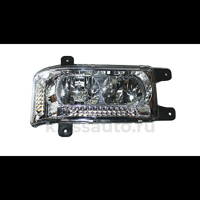 Блок-фара правая со светодиодами (Стекло Сервис) Формула Света 