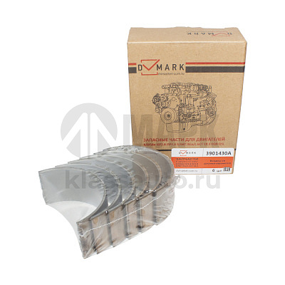 Вкладыш к/в +0,25 шатунный нижний (6CT, ISC, L, ISLe) 3950661 3901430 DVMARK