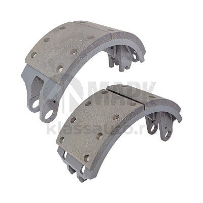 Колодка тормозная в сборе литая 4х3 короткая АВТОМАГНАТ