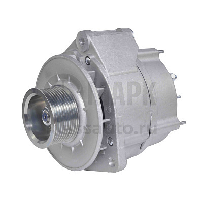 Генератор в сборе со шкивом 9 ручейков.L(Bolt.) А0101548902 а/м КамАЗ 5490/МВ  (100А, 24В) (аналог)