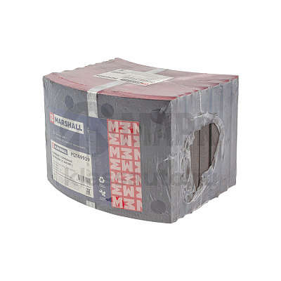 Накладки тормозные 5511/53212-3501105 (к-т на ось, с заклепками) (Marshall)
