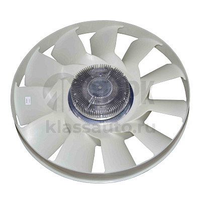 Крыльчатка вентилятора с муфтой вязкостной в сборе d-650мм а/м КАМАЗ (BorgWarner)