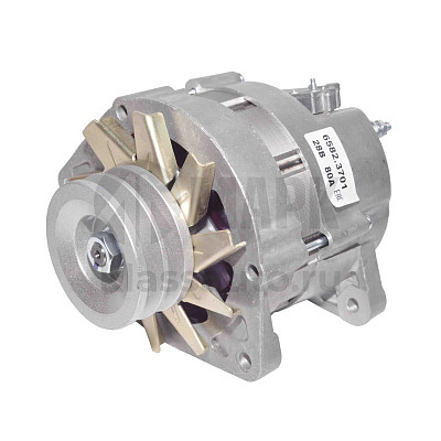 Генератор 6582 (80А, 28В, 2-х руч.шкив)  (МАРК)