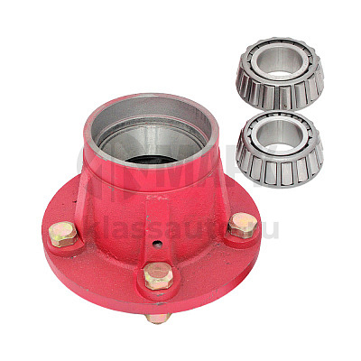 Ступица 70-3103010-А переднего колеса с подшипниками, болтами и гайками МТЗ (Аналог)