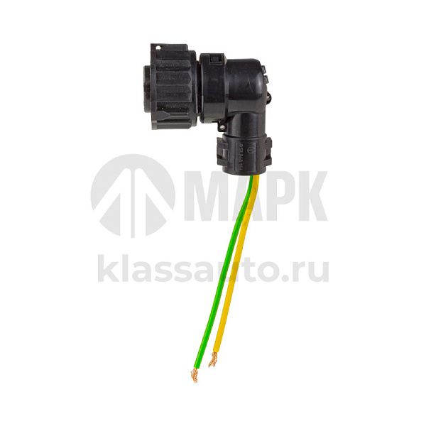 Колодка байонет, угловая, 2 провода