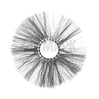 Диск щеточный металлический 120х550 (с металлическим сердечником)