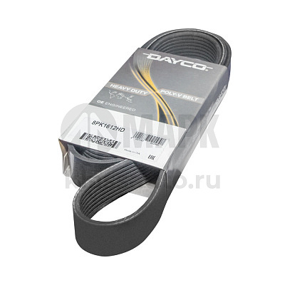 Ремень 8РК1612 поликлиновый А0019932596 а/м КамАЗ 5490, MB Axor (DAYCO)