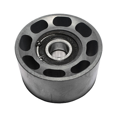 Ролик обводной металлический гладкий D=74, H=40  (6ISBe 245) DVMARK 3978324/ 4936438 3933395А