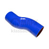 Патрубок радиатора нижний (силикон) синий (Ф70x250) (TRUCKMARK)