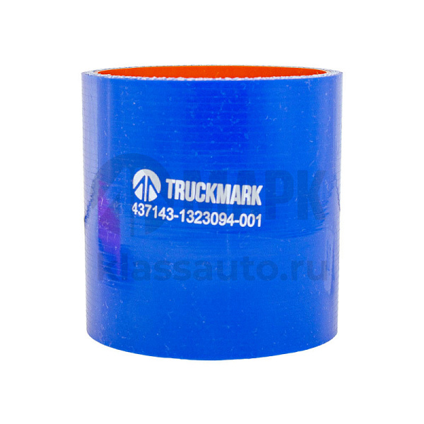 Патрубок интеркулера (силикон) синий (Ф70х80) (TRUCKMARK)