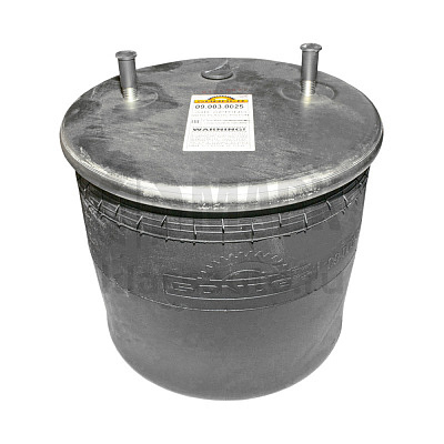 Пневморессора 4157NP с пластиковым стаканом (2 шпильки М12 + 1 отв.М22 под возд) (Sonder)