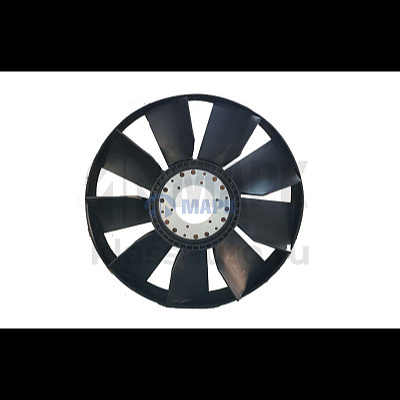 Крыльчатка вентилятора d=704мм 9 лоп, в обечайке (под муфту 020004586, дв. 740.50,51,61) TRUCKMARK