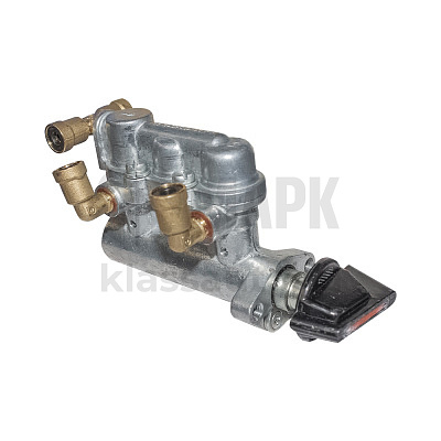 Кран включения раздатки в сборе с флажком и с фитингами (ПАО КАМАЗ) 