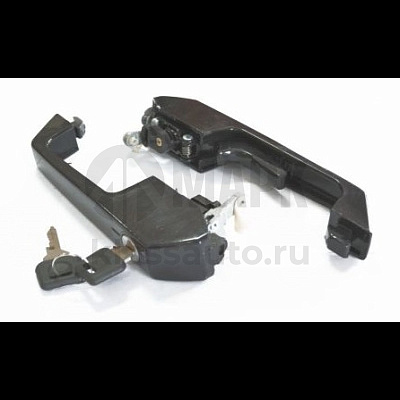 Ручки двери наружные с ключами (К-Т) (50шт в кор)