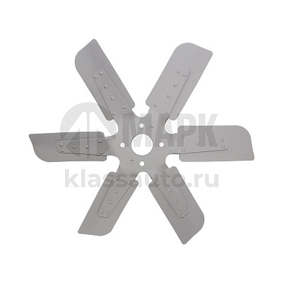 Крыльчатка вентилятора металл МАЗ,УРАЛ (г. Ярославль) 6 лопастей 510х510х90 дв.236М2