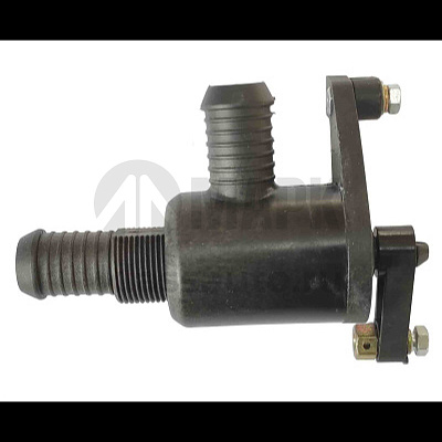 Кран отопителя нового образца пластик (100шт в кор)