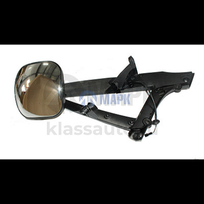 Зеркало бордюрное переднее в сборе с кронштейном ВЫСОКАЯ КРЫША КамАЗ 5490/ MB A9408107316 (TangDe)