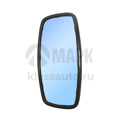 Зеркало простое 316х166 пластмассовый корпус (сферическое)