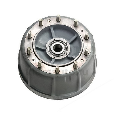 Ступица передняя с тормозным барабаном (ПАО КАМАЗ)