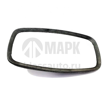 Зеркало простое 316х166 металлический корпус