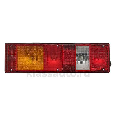 Фонарь задний МАЗ,КАМАЗ,МАЗ-МАН левый (байонетный разьем с боку)(Руденск)