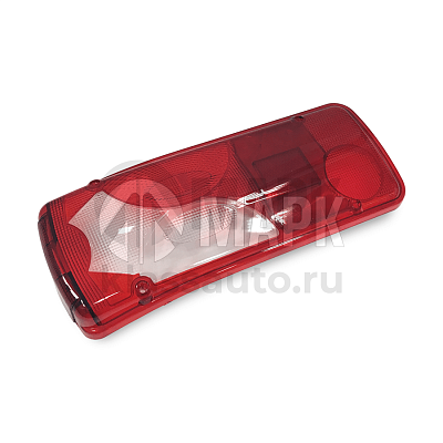 Стекло фонаря SCANIA/ MAN левый (белый поворотник) (Т.А.С) 