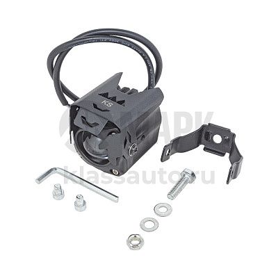 Фара светодиодная OFF-Road ЛИНЗА (два режима желтый+белый, направленный свет) 12/36V 20W (40х50х65)