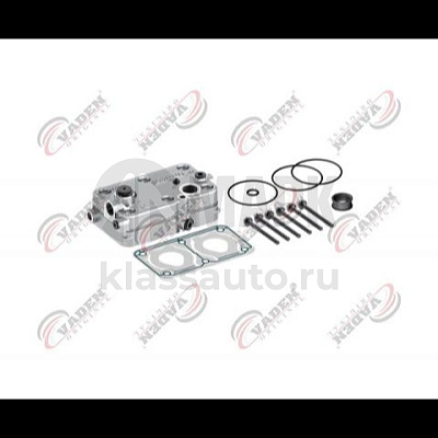 Ремкомплект компрессора 2-х. цилиндр. 911553 0012 (головка+клапана+болты+упл.кольца) OM457 (Vaden)