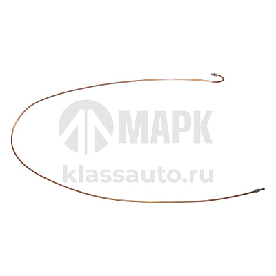 Трубка от тройника к среднему мосту в сборе (L - 2225 мм) (АЗ УРАЛ)