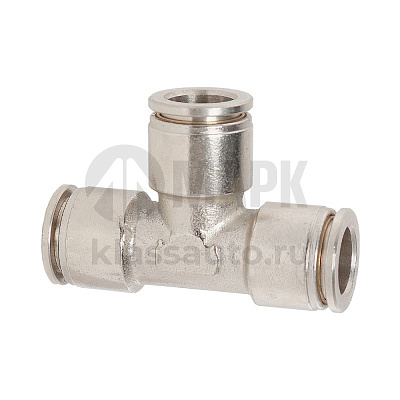 Фитинг металл соед. для трубок Ф10 мм (тройник) (500шт/50шт)